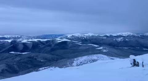 У високогір’ї Карпат — сильний мороз і поривчастий вітер