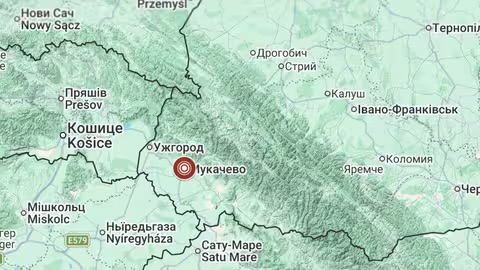 У Мукачеві зафіксували землетрус магнітудою 1,7 балів