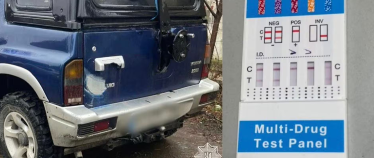 В Ужгороді патрульні зупинили водія під дією наркотиків та без права керування