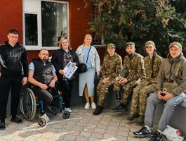 Офіцери 26-го полку Національної гвардії України відвідали поранених військовослужбовців, які нині проходять лікування та реабілітацію