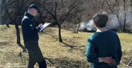 На Мукачівщині рятувальники з допомогою БпЛА виявили паліїв сухостою