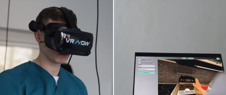 У Мукачеві встановили перший на Закарпатті VR-тренажер для реабілітації пацієнтів