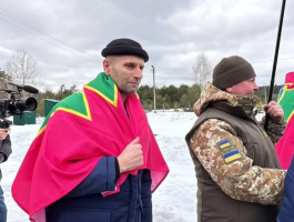 Додому з російського полону повернувся прикордонник Мукачівського загону Володимир Бойчук