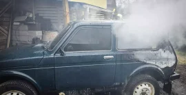 Міжгірські рятувальники ліквідували пожежу в легковому автомобілі