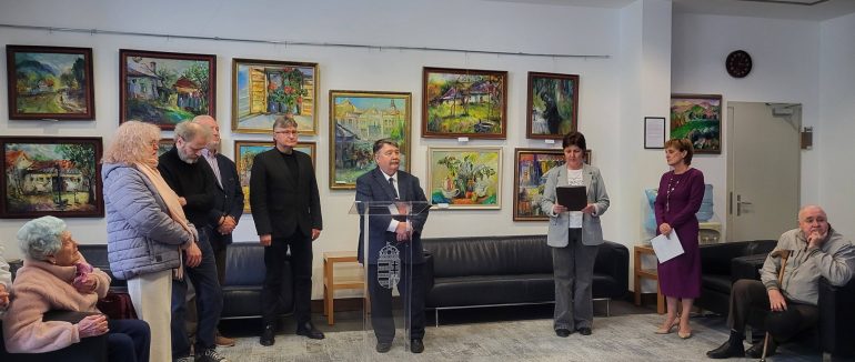 У приміщенні Генерального консульства Угорщини в м. Ужгород відкрито виставку робіт відомого закарпатського художника Петра Шолтеса