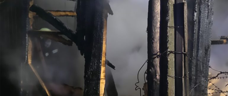 Вогнеборці Тячівщини ліквідували пожежу в надвірній споруді