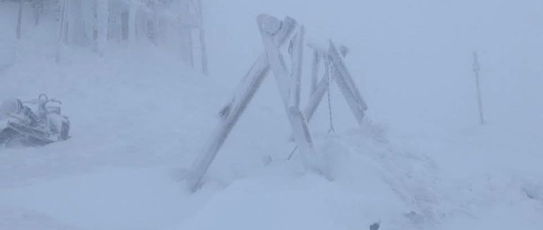 Мороз у високогір’ї Карпат: температура на Піп Івані опустилася до -10°C