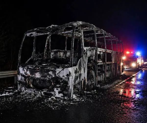 У Словаччині під час руху згорів рейсовий автобус: усі пасажири встигли евакуюватися