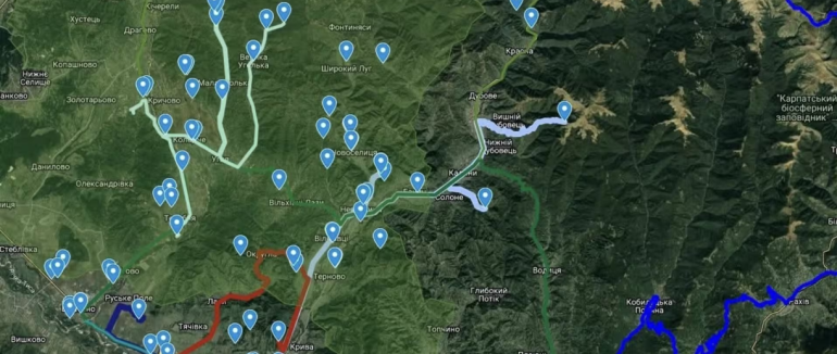 На Закарпатті презентували інтерактивну карту «Тячівщина – соляний оберіг України»