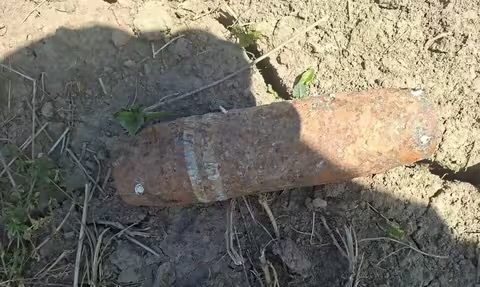 На Ужгородщині посеред поля знайшли артснаряд часів Другої світової