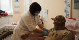 Оператори дронів 26-го Закарпатського полку НГУ стали донорами крові для поранених побратимів