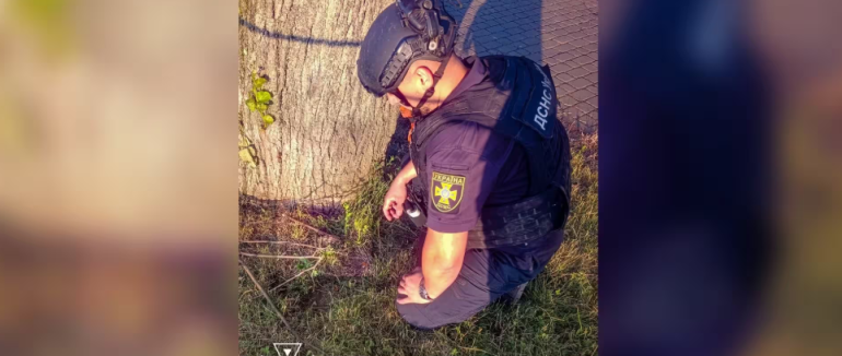 По вулиці Валенберга у Мукачеві знайшли гранату часів Другої світової війни