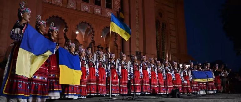 В Ужгороді світанок Дня Незалежності зустріли молитвою за Україну