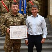 На Закарпатті у День Незалежності нагородили бійців Національної гвардії