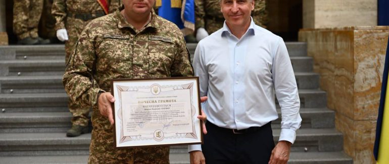 На Закарпатті у День Незалежності нагородили бійців Національної гвардії