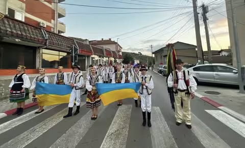 Ансамбль з Ужгородщини представив Україну на фольклорному фестивалі у Північній Македонії