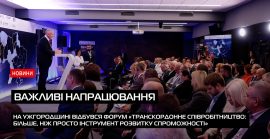 На Ужгородщині відбувся форум «Транскордонне співробітництво: більше, ніж просто інструмент розвитку спроможності» (ВІДЕО)