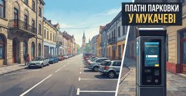 У центрі Мукачева планують облаштувати близько 800 паркомісць
