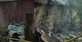 В Ужгороді рятувальники ліквідували пожежу в дачному будинку