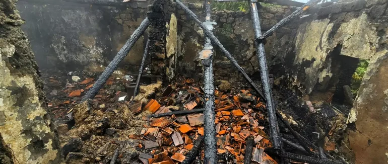 На Берегівщині вогнеборці ліквідували пожежу у житловому будинку