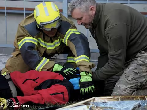 На Закарпатті відбулися транскордонні навчання з порятунку під час землетрусу