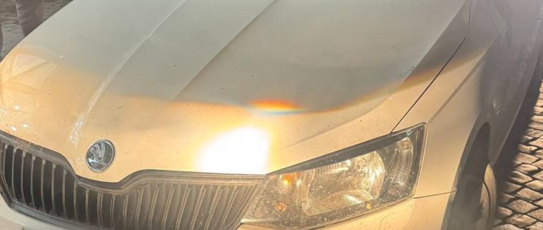 В Ужгороді на площі Корятовича затримали п’яного водія Škoda: прилад показав 2,61 проміле