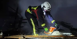 У Жденієві під час пожежі врятували двох свиней і корову