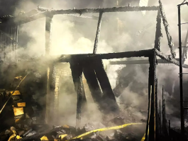 На Тячівщині вогнеборці ліквідували пожежу в прибудові до житлового будинку