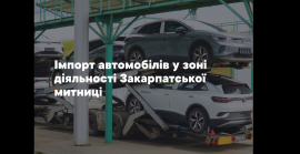 Митне оформлення авто: майже 172 млн грн отримав Держбюджет за імпорт вживаних транспортних засобів
