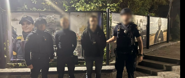 В Ужгороді поліція затримала двох чоловіків, які стріляли в Боздоському парку